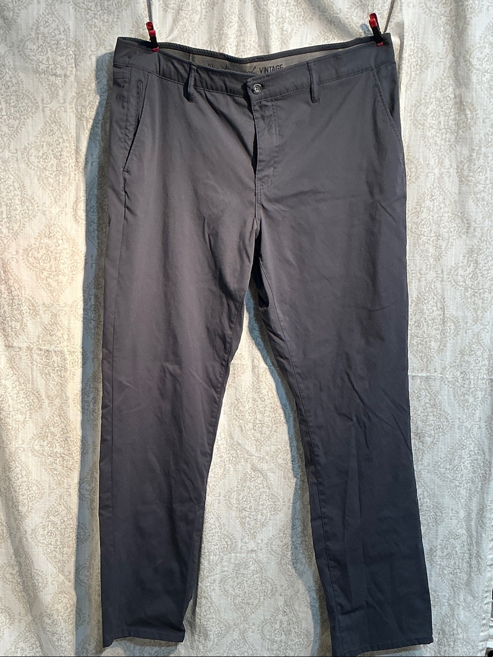 Weatherproof Vintage Men's Dark Navy Chino Pants